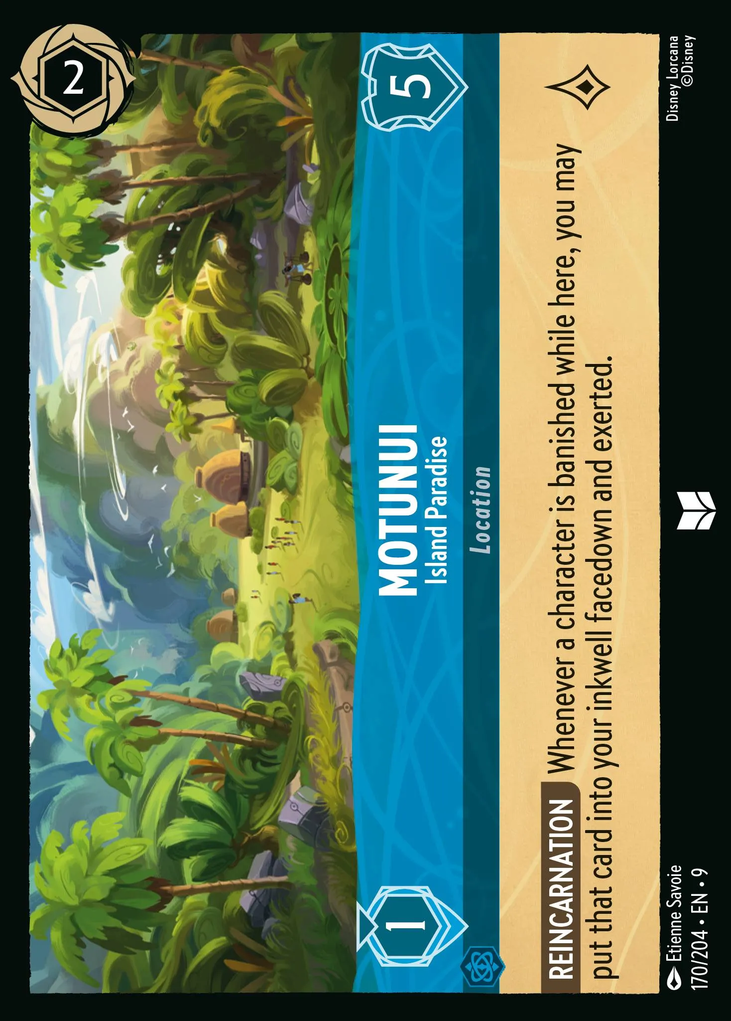 Motunui - Island Paradise · Fabled 170/225
