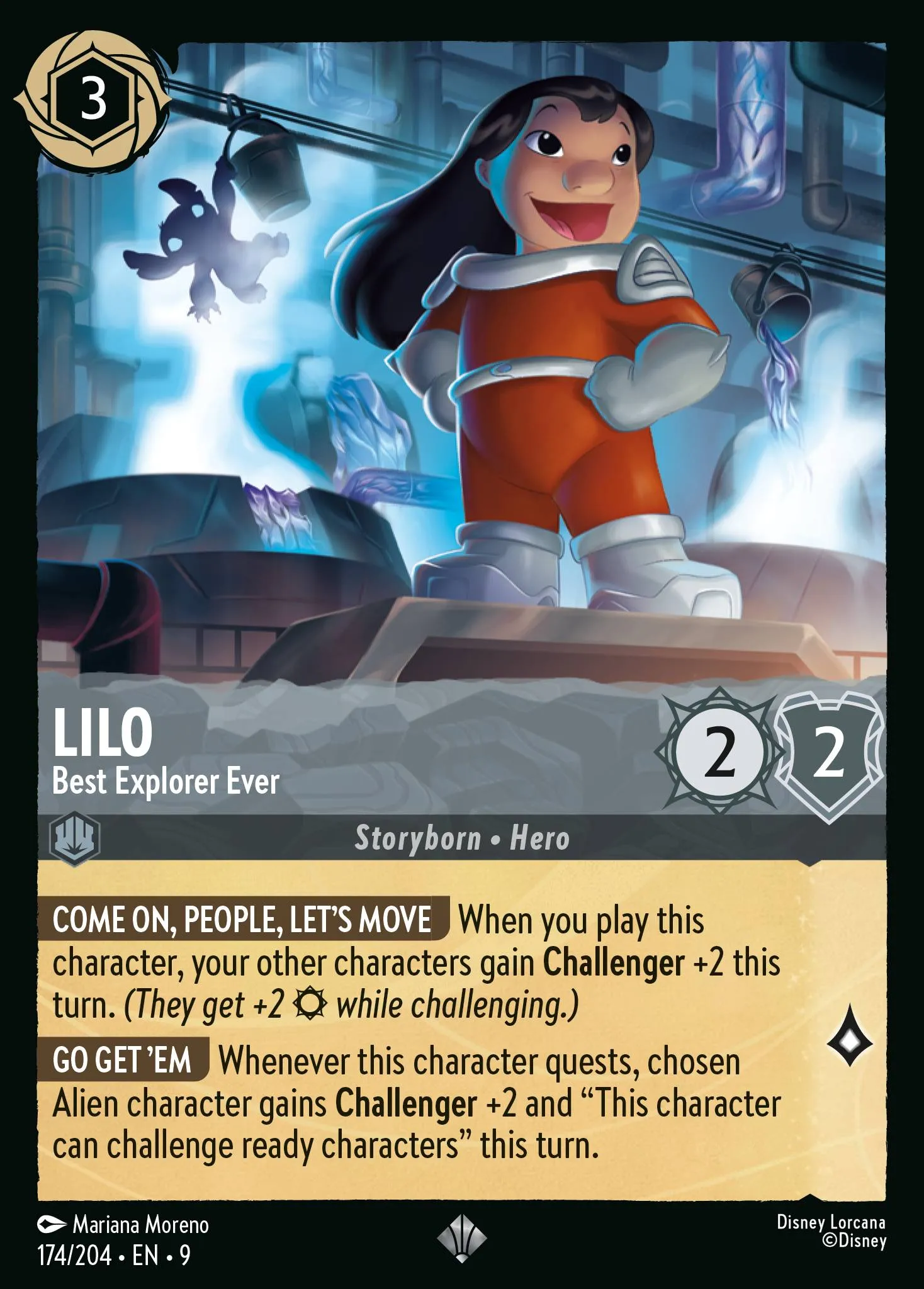 Lilo - Best Explorer Ever · Fabled 174/225