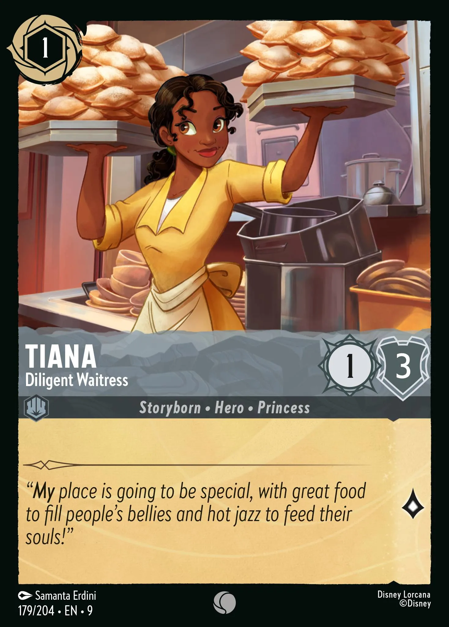 Tiana - Diligent Waitress · Fabled 179/225