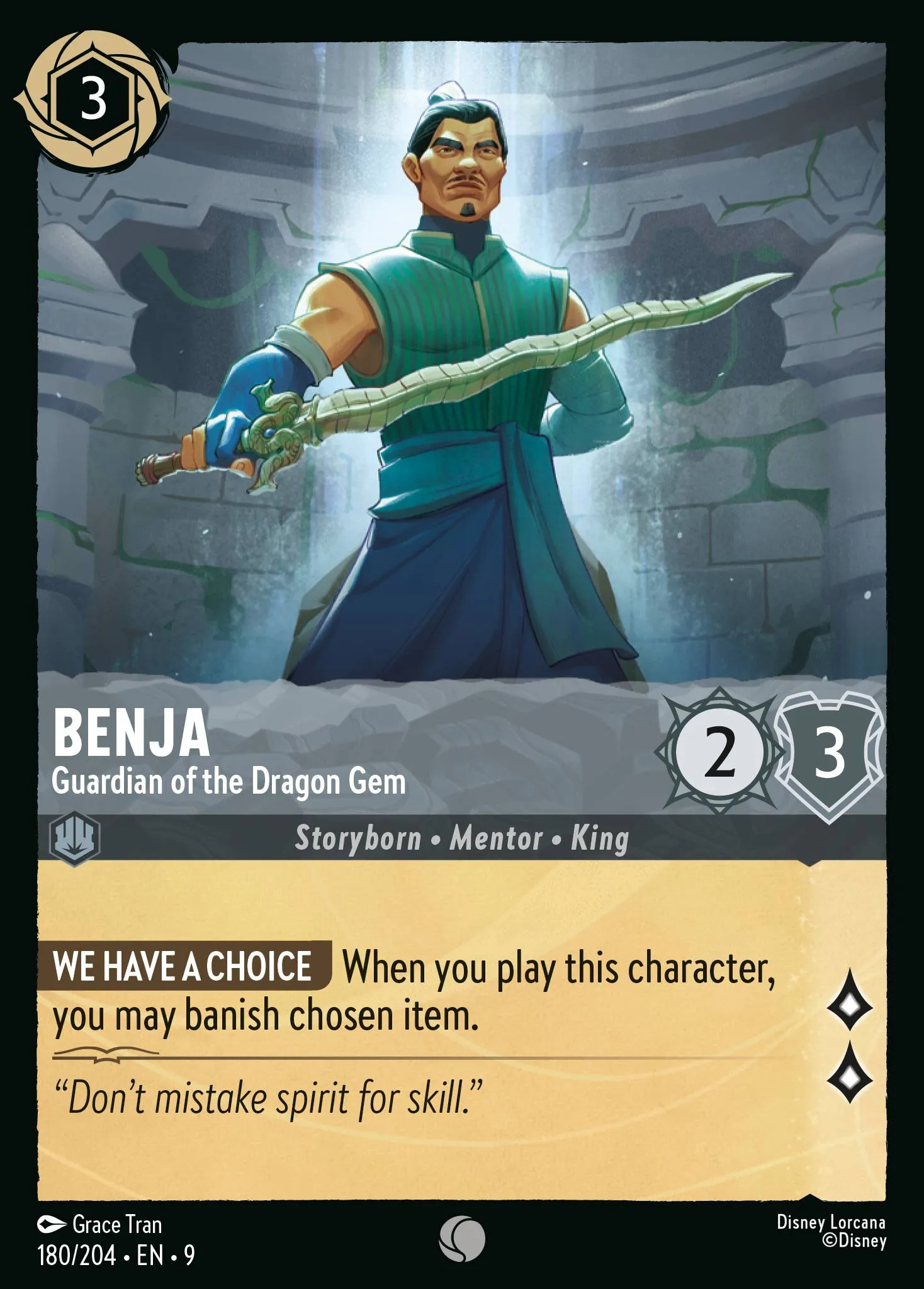 Benja - Guardian of the Dragon Gem · Fabled 180/225
