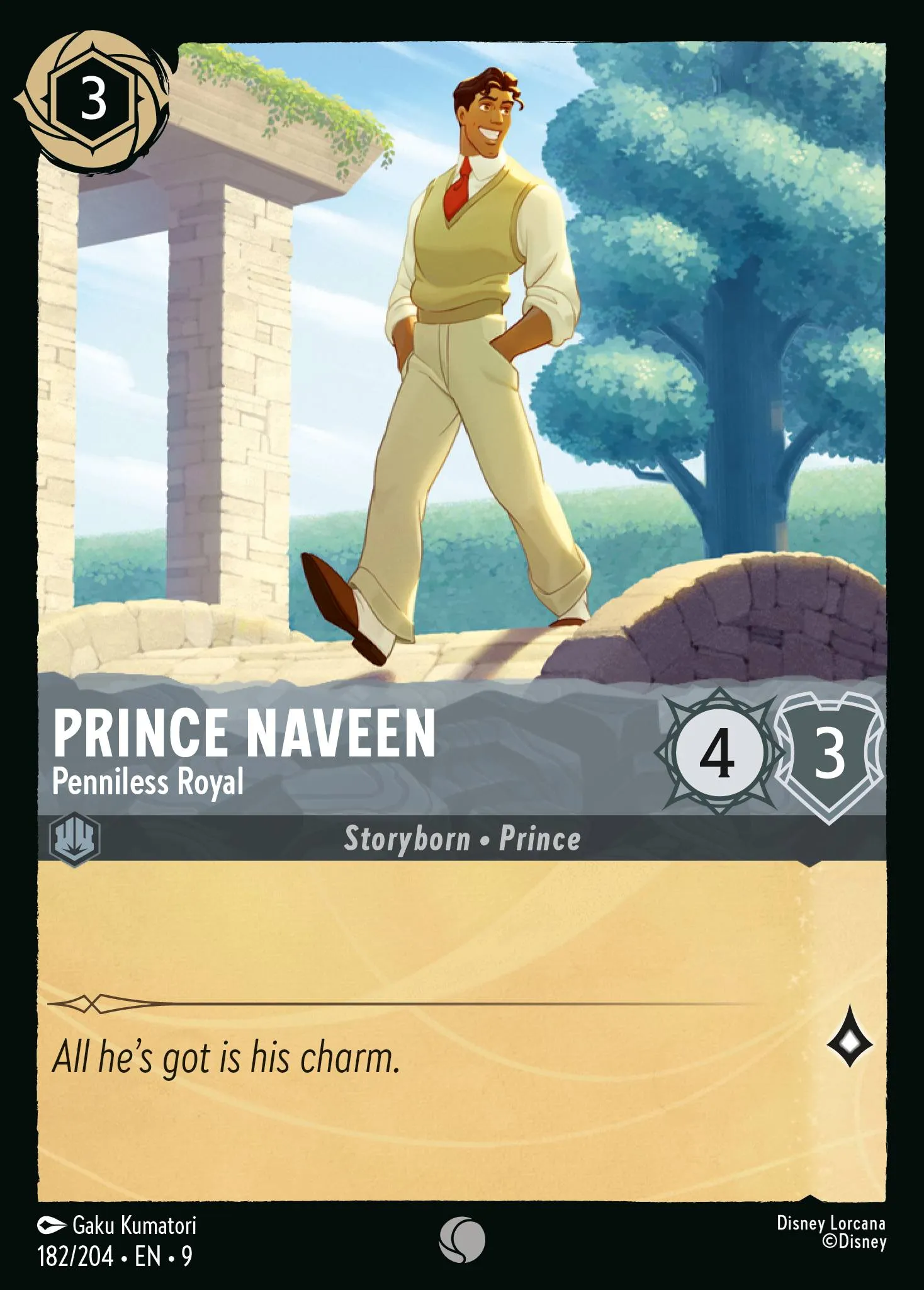 Prince Naveen - Penniless Royal · Fabled 182/225