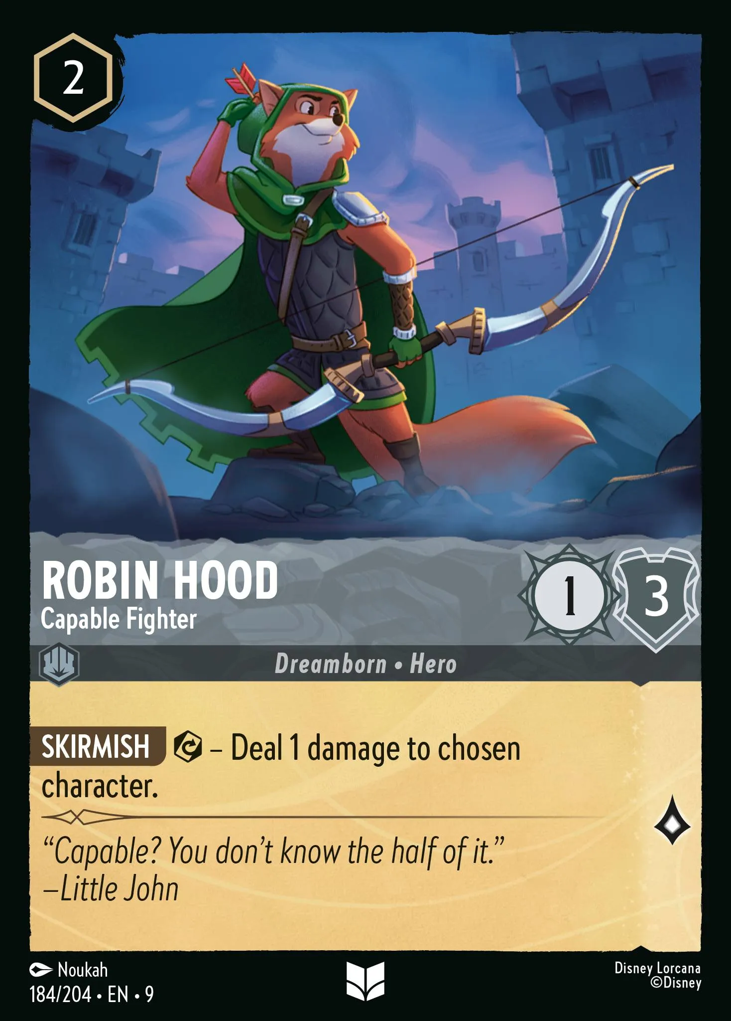 Robin Hood - Capable Fighter · Fabled 184/225