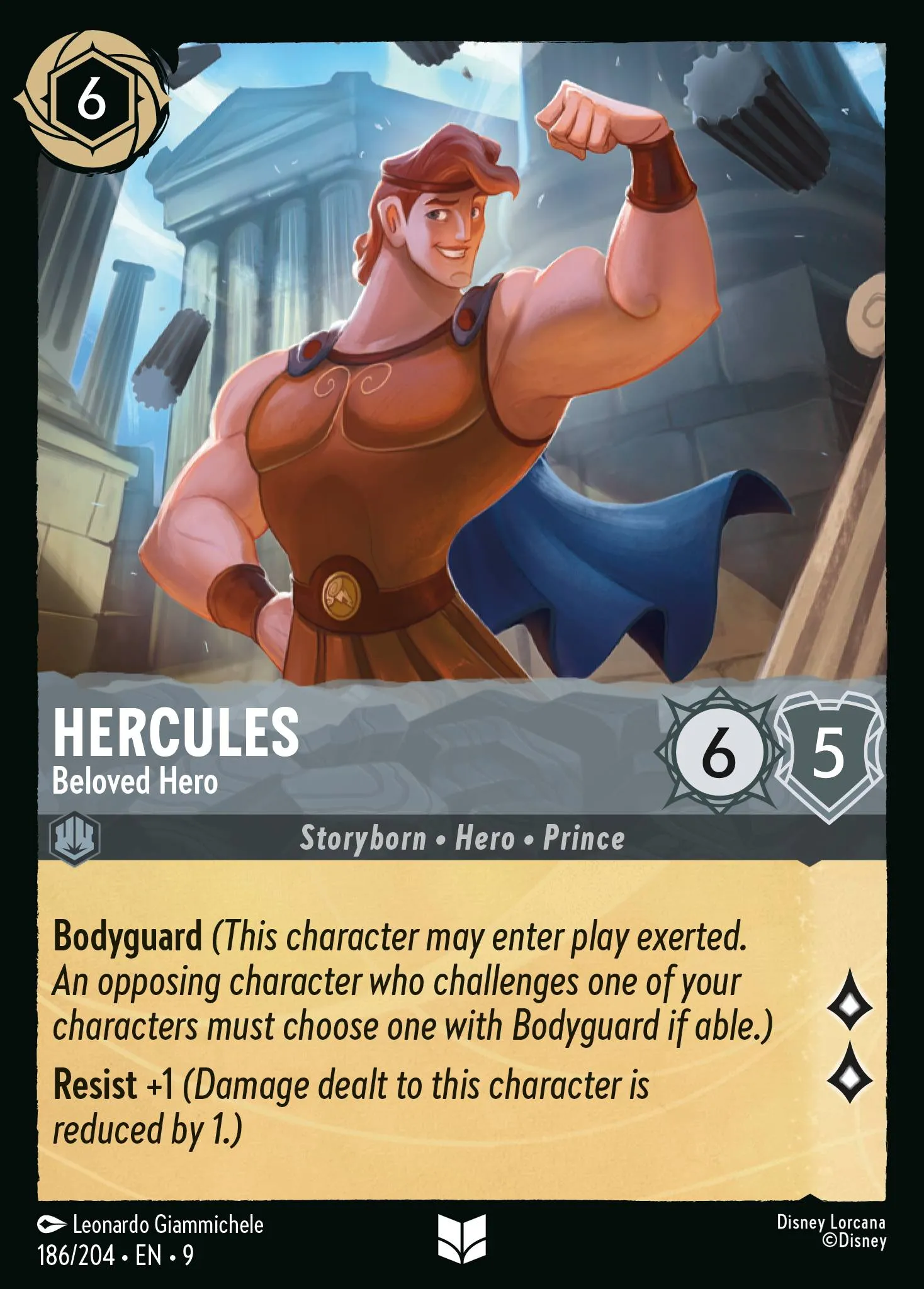 Hercules - Beloved Hero · Fabled 186/225