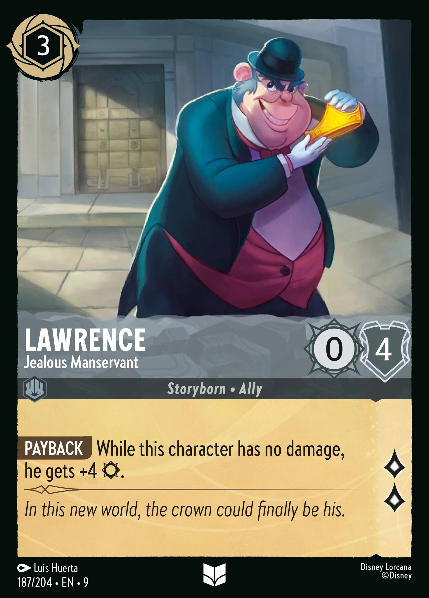 Lawrence - Jealous Manservant · Fabled 187/225