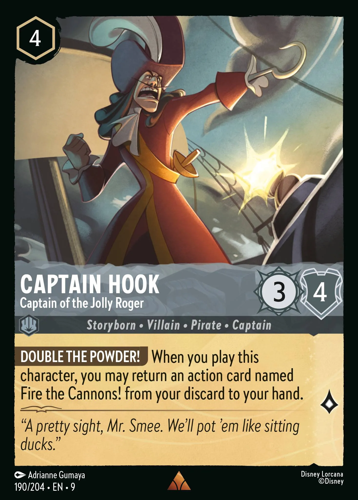 Captain Hook - Captain of the Jolly Roger · Fabled 190/225