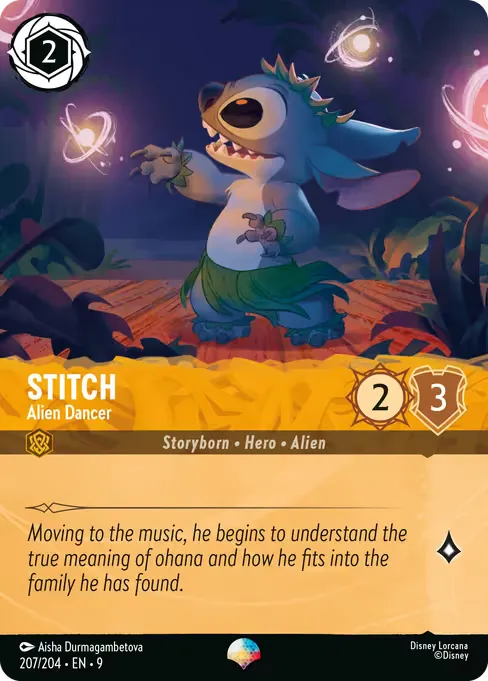 Stitch - Alien Dancer · Fabled 207/225