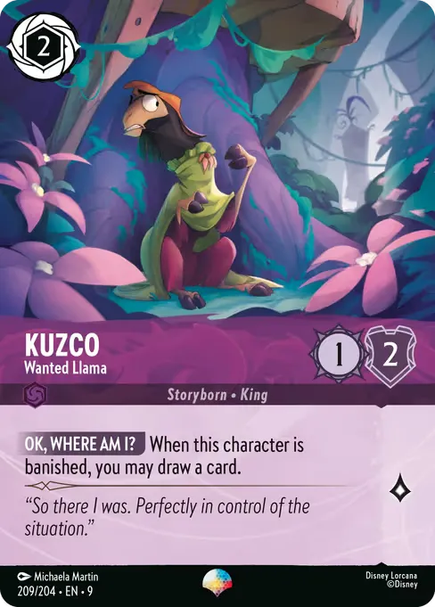 Kuzco - Wanted Llama · Fabled 209/225