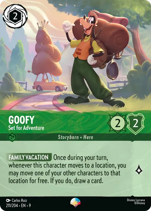 Goofy - Set for Adventure · Fabled 211/225