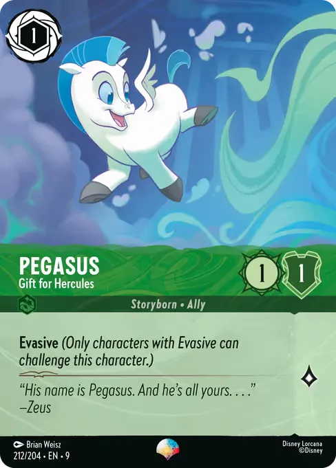 Pegasus - Gift for Hercules · Fabled 212/225