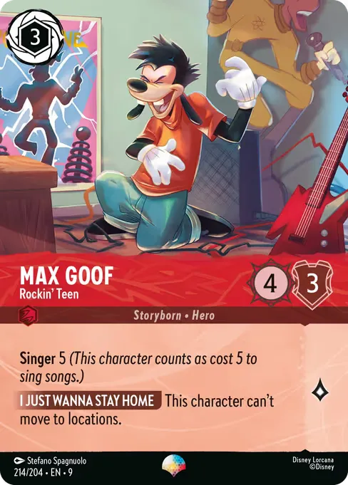 Max Goof - Rockin' Teen · Fabled 214/225