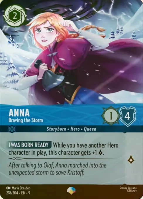 Anna - Braving the Storm · Fabled 218/225