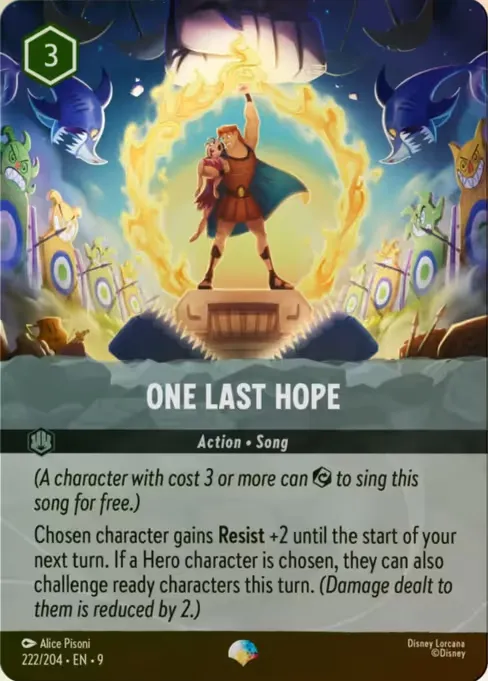 One Last Hope · Fabled 222/225