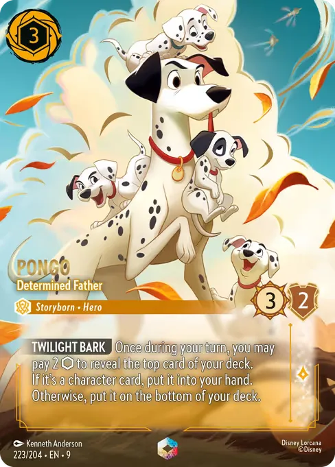 Pongo - Determined Father · Fabled 223/225