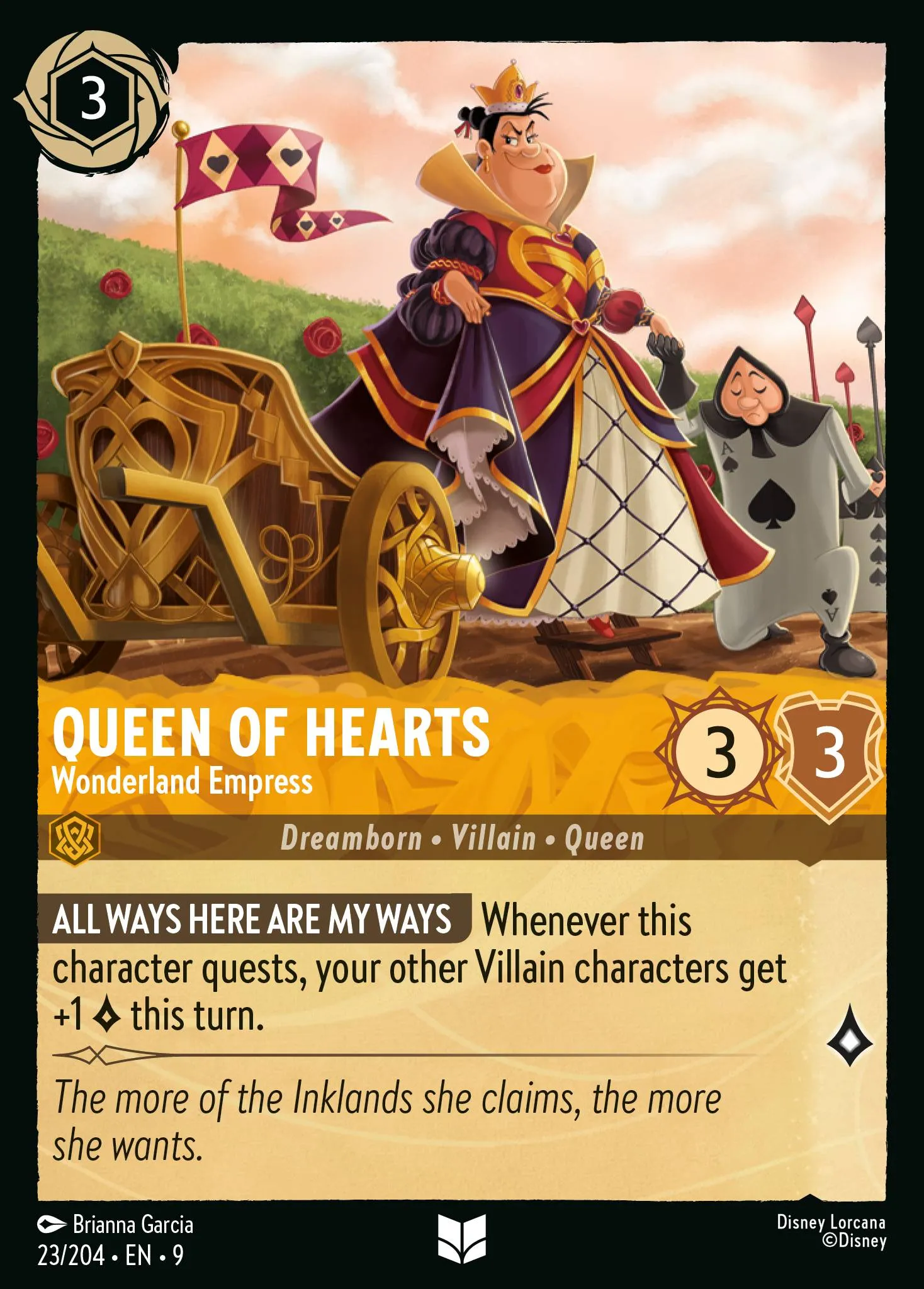 Queen of Hearts - Wonderland Empress · Fabled 23/225