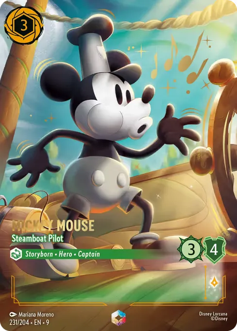 Mickey Mouse - Steamboat Pilot · Fabled 231/225