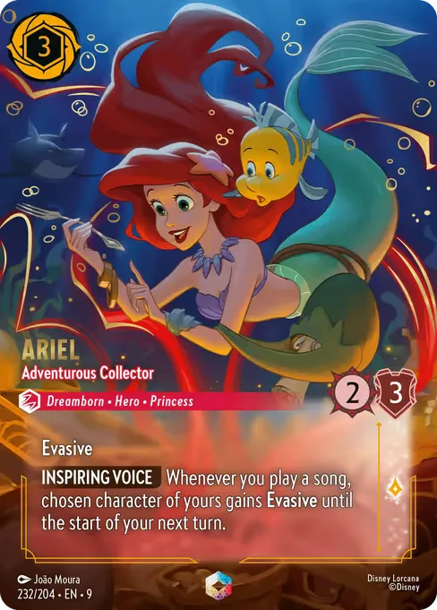 Ariel - Adventurous Collector · Fabled 232/225