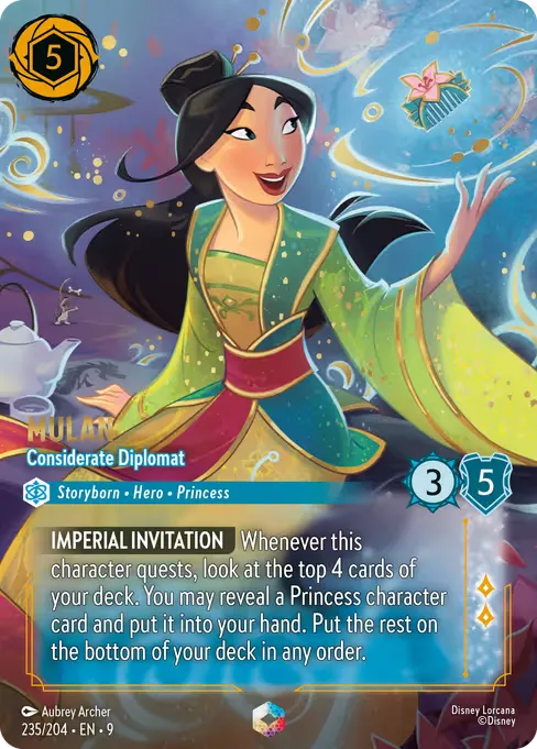 Mulan - Considerate Diplomat · Fabled 235/225