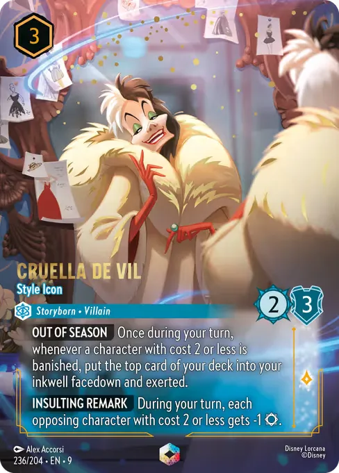 Cruella De Vil - Style Icon · Fabled 236/225