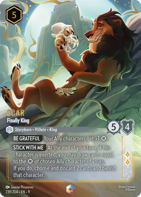 Scar - Finally King · Fabled 239/225