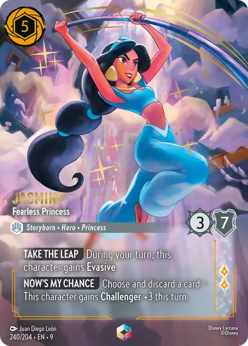 Jasmine - Fearless Princess · Fabled 240/225
