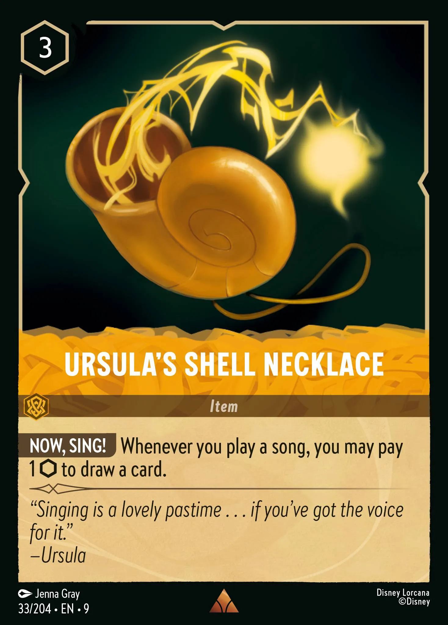 Ursula's Shell Necklace · Fabled 33/225