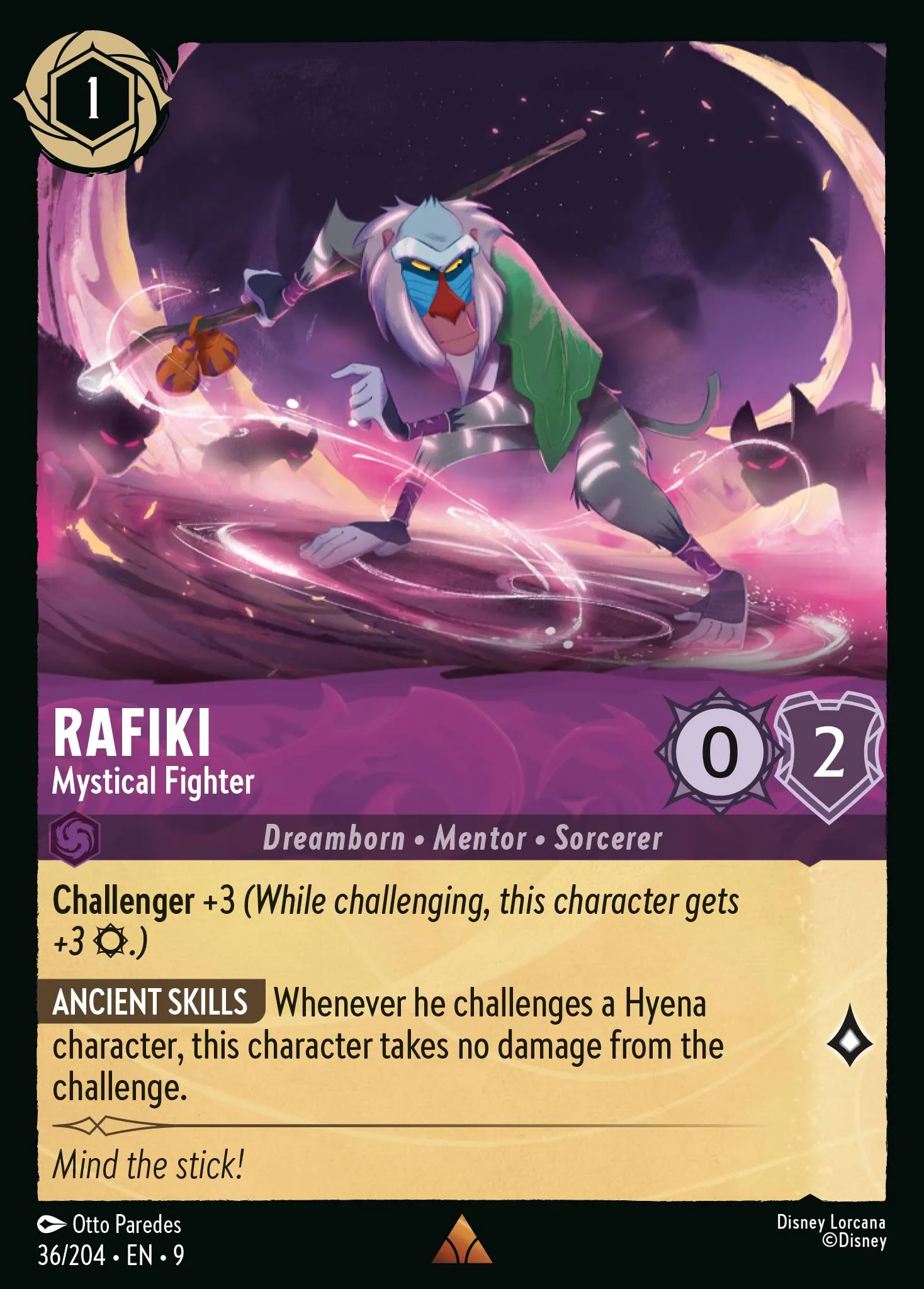 Rafiki - Mystical Fighter · Fabled 36/225