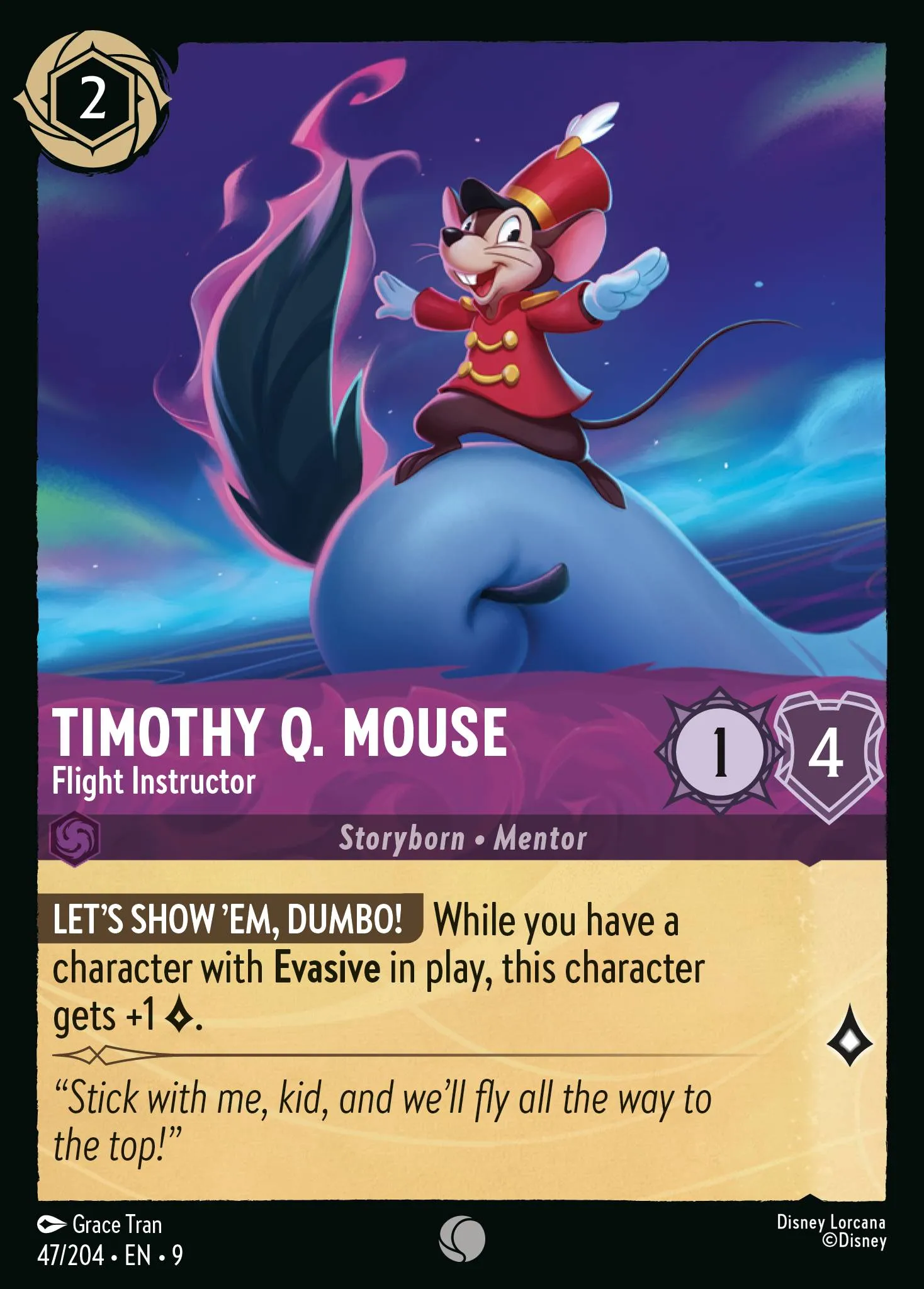 Timothy Q. Mouse - Flight Instructor · Fabled 47/225