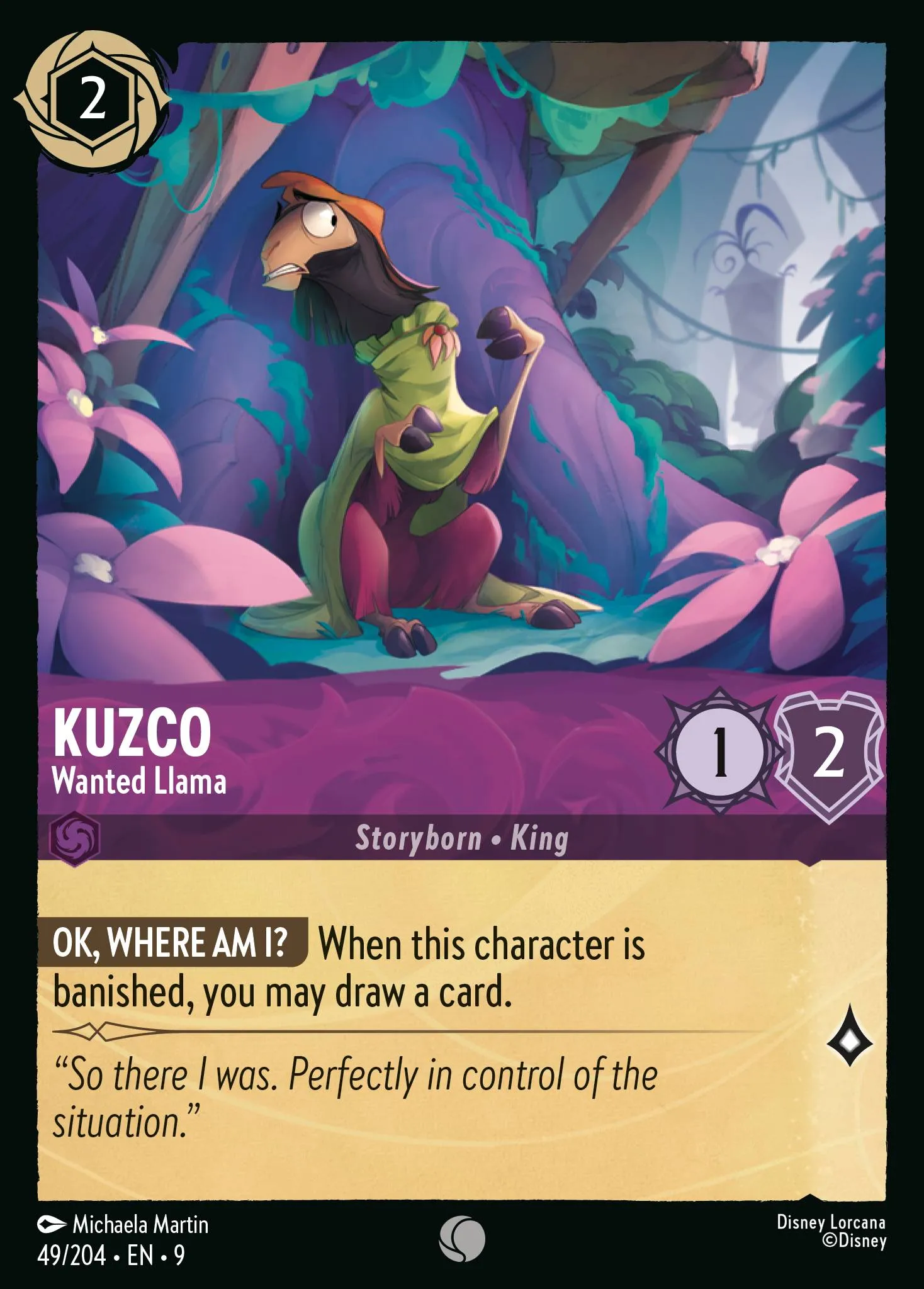 Kuzco - Wanted Llama · Fabled 49/225