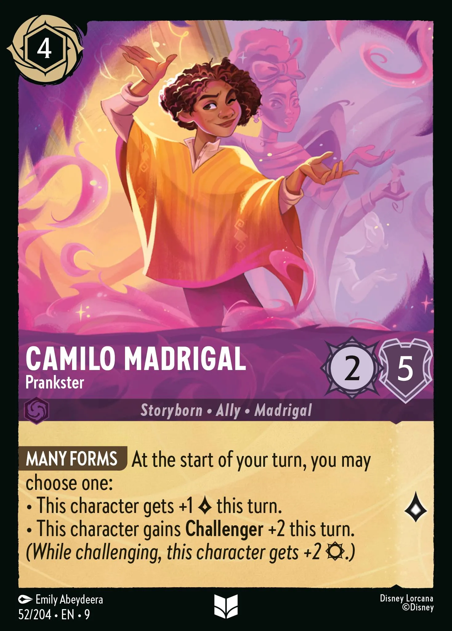 Camilo Madrigal - Prankster · Fabled 52/225