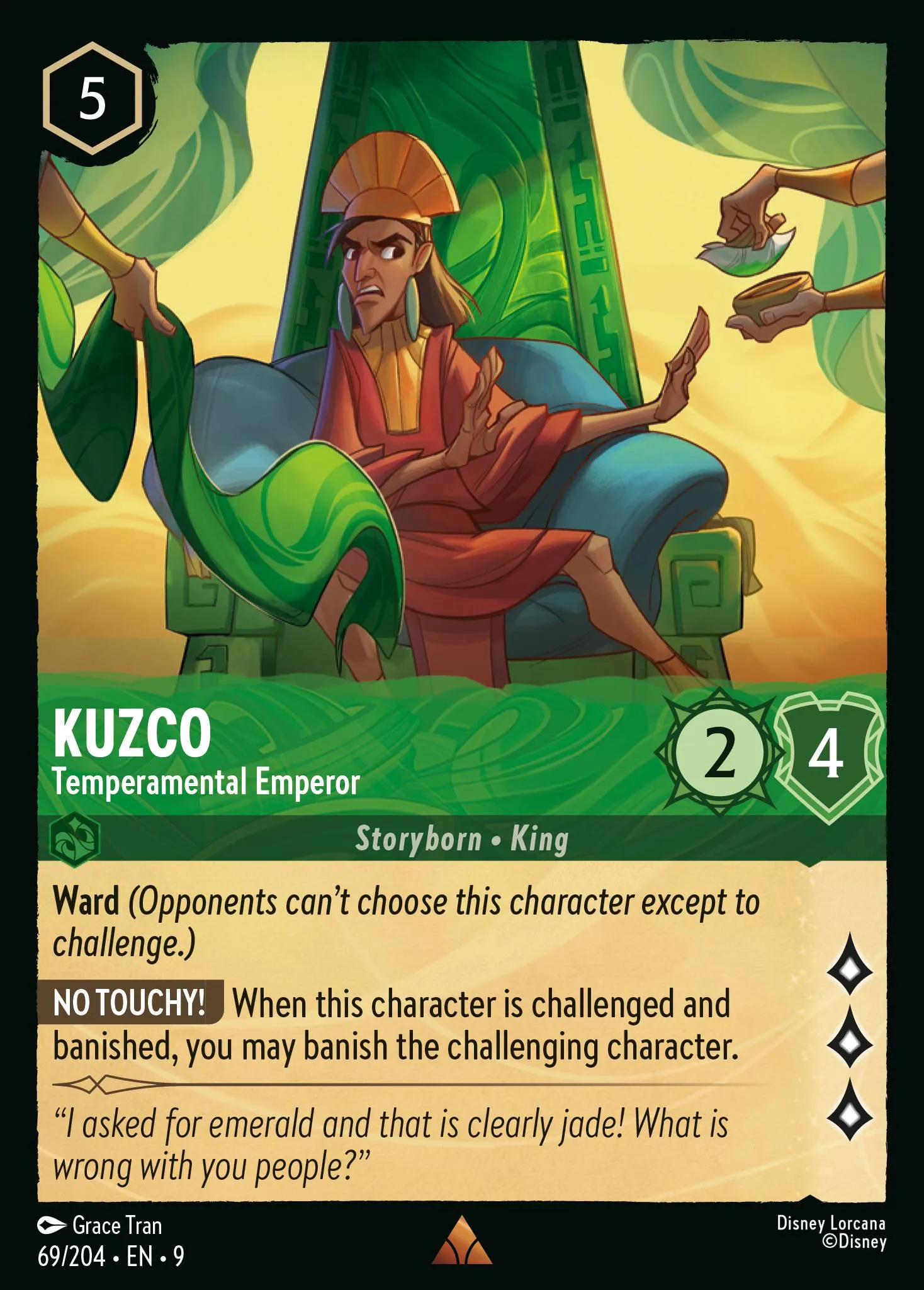 Kuzco - Temperamental Emperor · Fabled 69/225