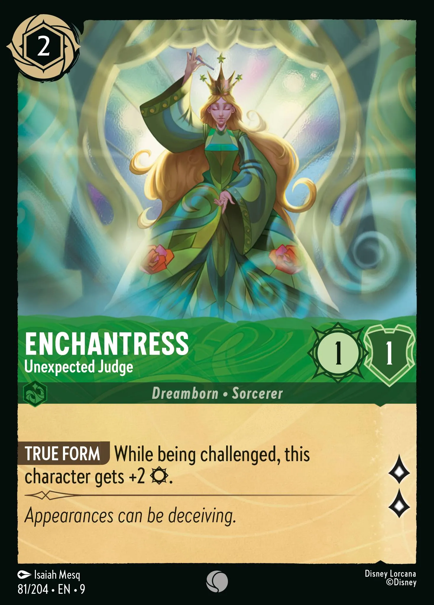 Enchantress - Unexpected Judge · Fabled 81/225