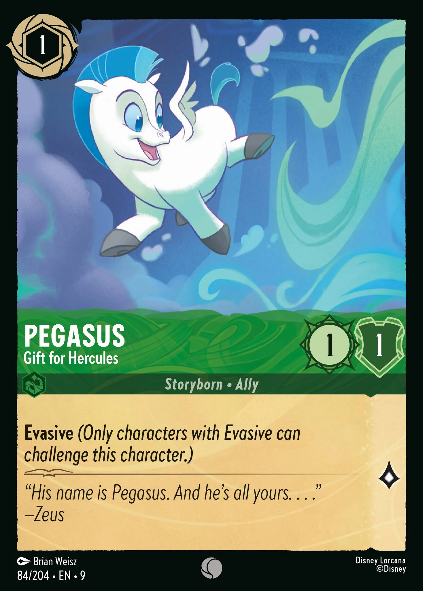 Pegasus - Gift for Hercules · Fabled 84/225