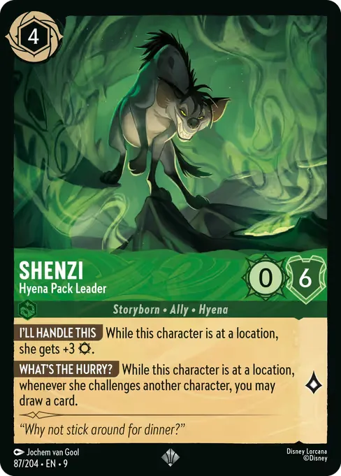 Shenzi - Hyena Pack Leader · Fabled 87/225
