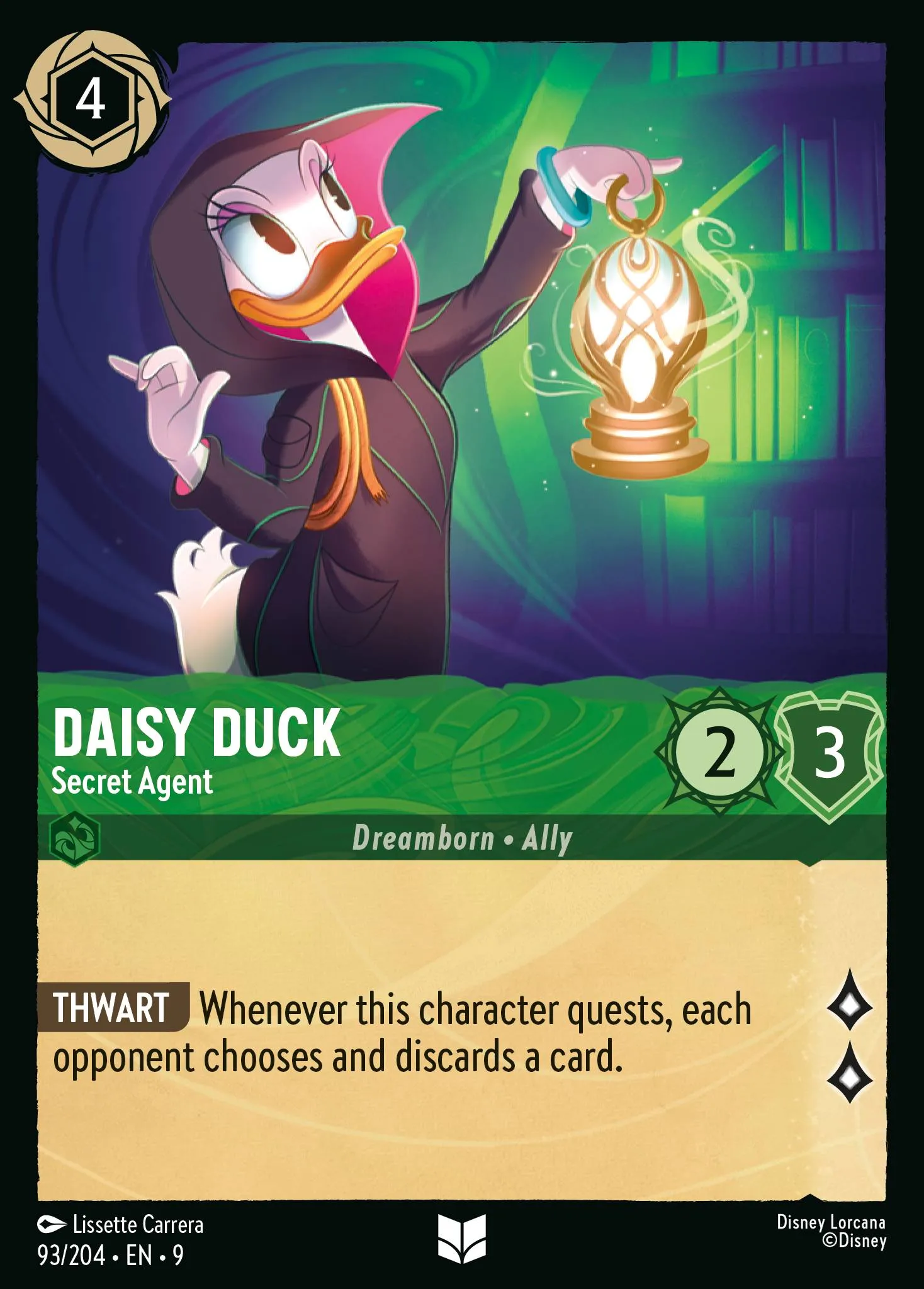 Daisy Duck - Secret Agent · Fabled 93/225
