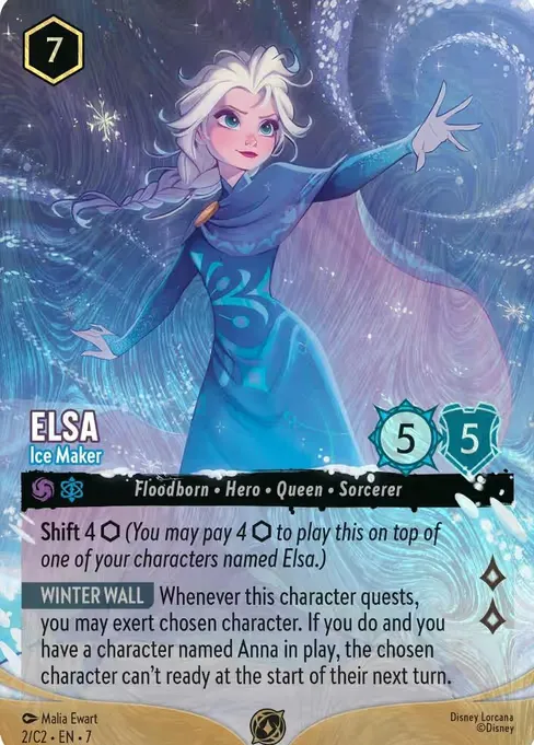 Elsa - Ice Maker · Lorcana Challenge Year 3 2/14