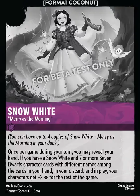 Snow White - "Merry as the Morning" · Format Coconut 11/18