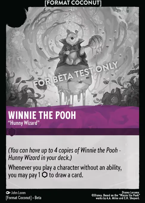 Winnie the Pooh - "Hunny Wizard" · Format Coconut 12/18