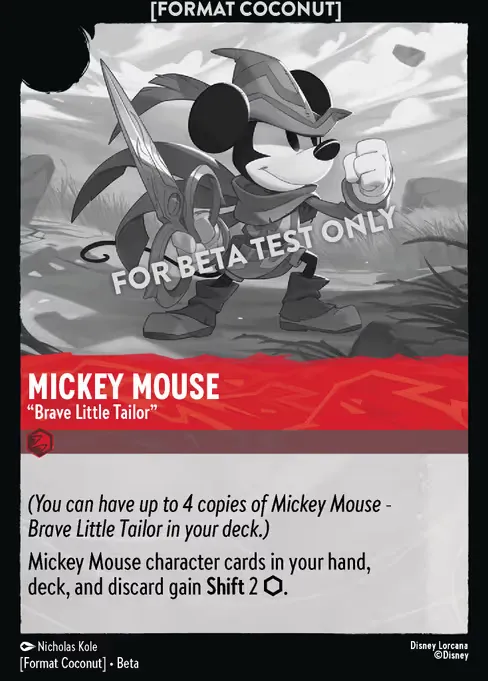 Mickey Mouse - "Brave Little Tailor" · Format Coconut 13/18