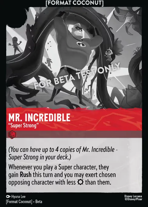 Mr. Incredible - "Super Strong" · Format Coconut 14/18