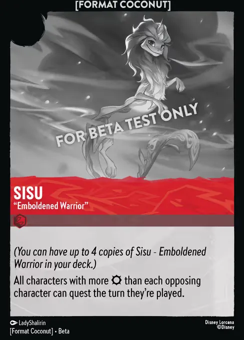 Sisu - "Emboldened Warrior" · Format Coconut 15/18