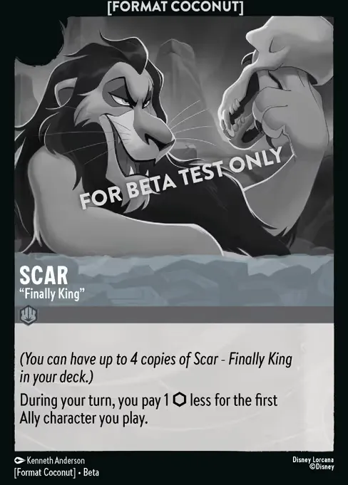 Scar - "Finally King" · Format Coconut 17/18