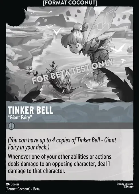 Tinker Bell - "Giant Fairy" · Format Coconut 18/18