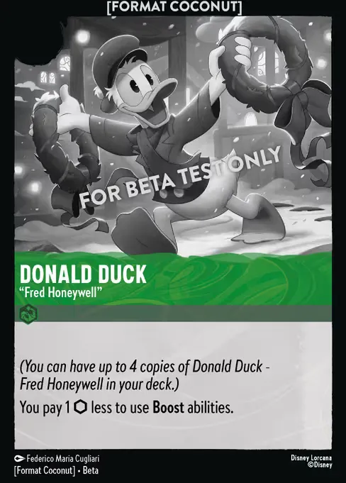 Donald Duck - "Fred Honeywell" · Format Coconut 4/18