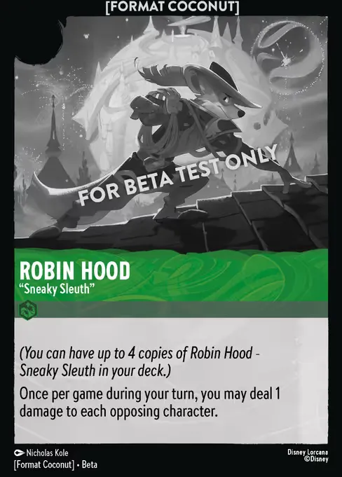 Robin Hood - "Sneaky Sleuth" · Format Coconut 5/18