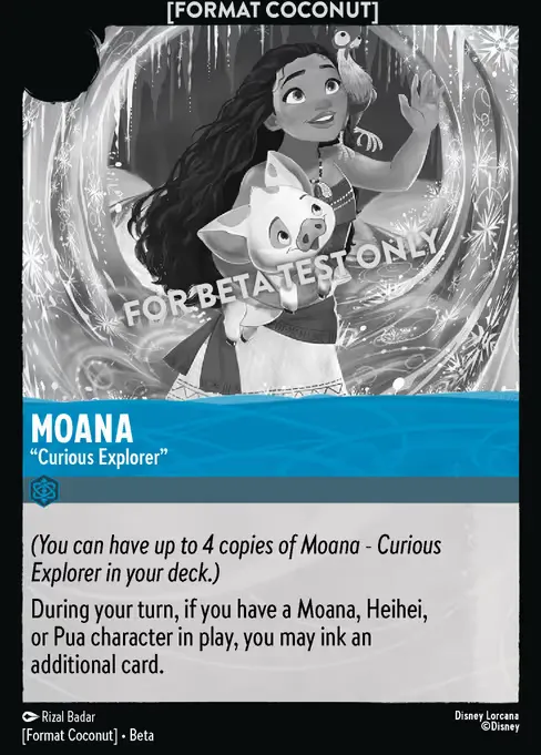 Moana - "Curious Explorer" · Format Coconut 7/18