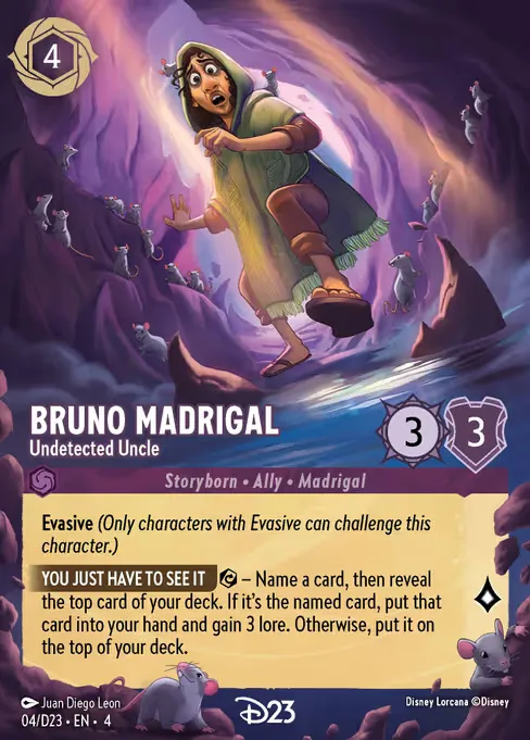 Bruno Madrigal - Undetected Uncle · D23 Collection 4/16