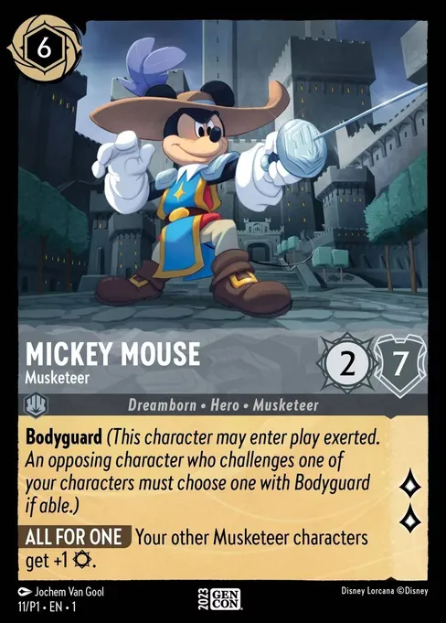 Mickey Mouse - Musketeer · Promo Set 1 11/41