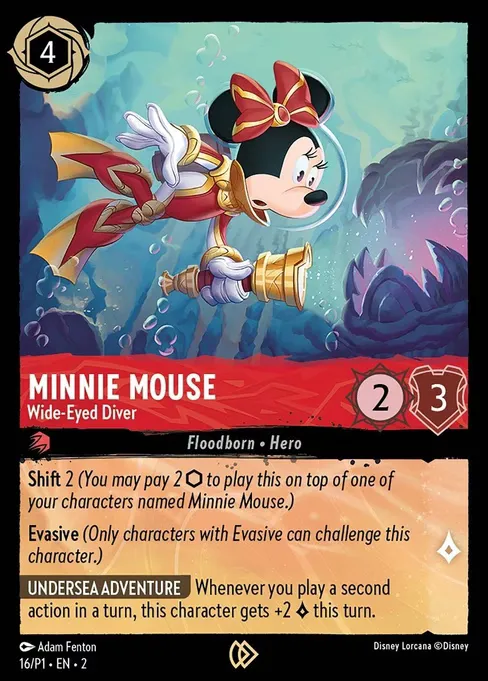 Minnie Mouse - Wide-Eyed Diver · Promo Set 1 16/41