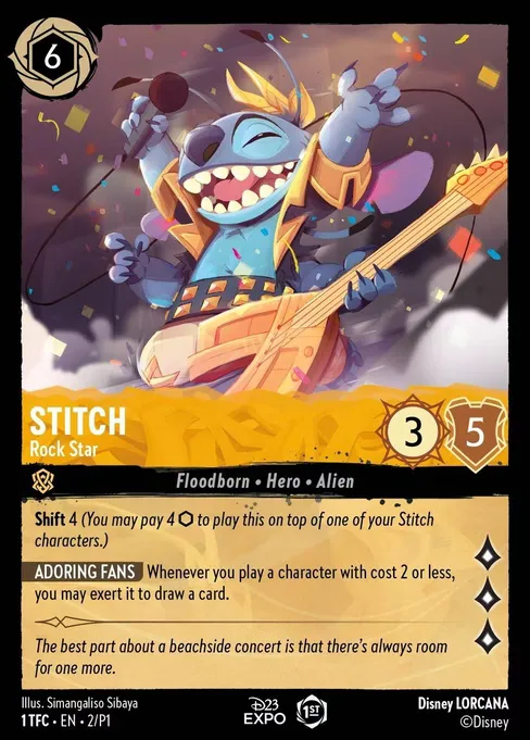 Stitch - Rock Star · Promo Set 1 2/41