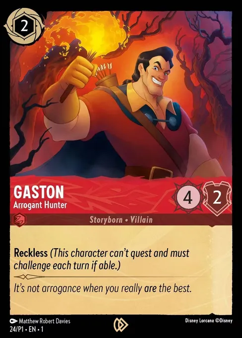Gaston - Arrogant Hunter · Promo Set 1 24/41